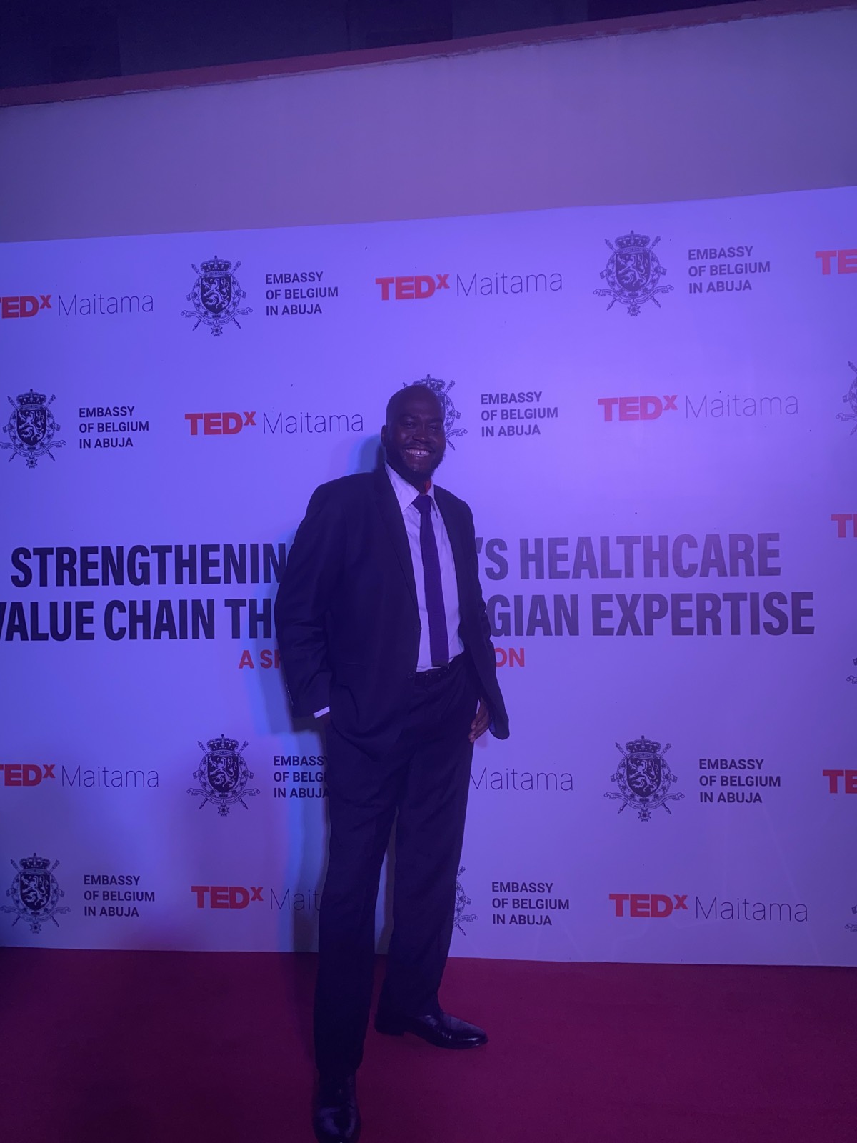 With healthcare leaders — Belgium Embassy event, 2025
